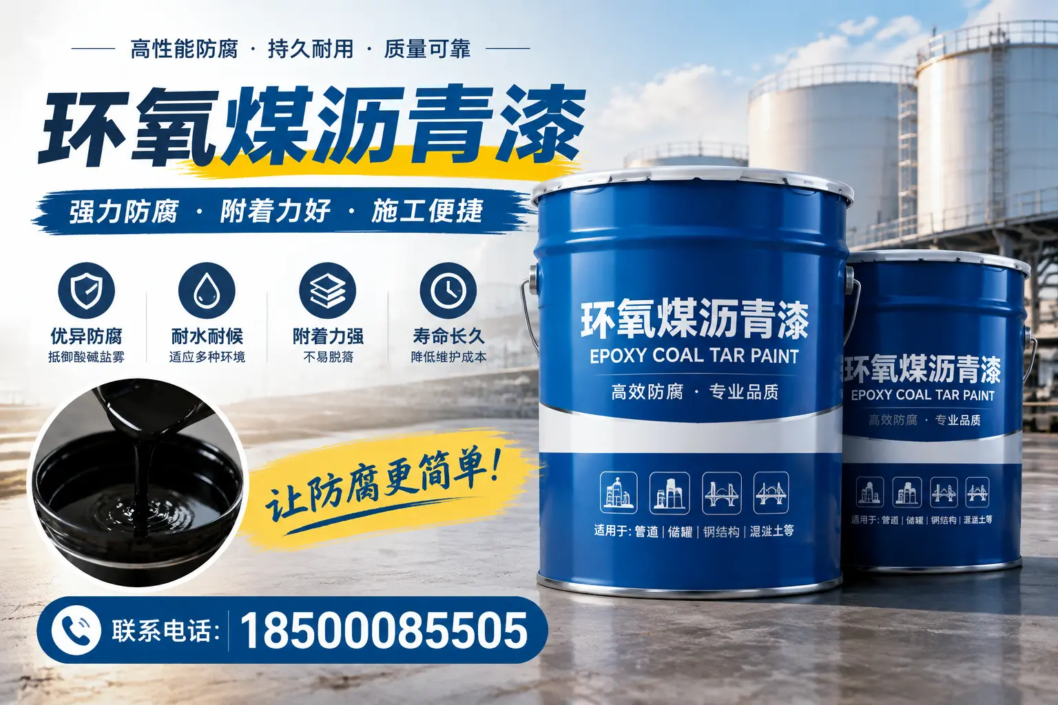 环氧煤沥青漆的环保性分析，万宁企业的选择依据
